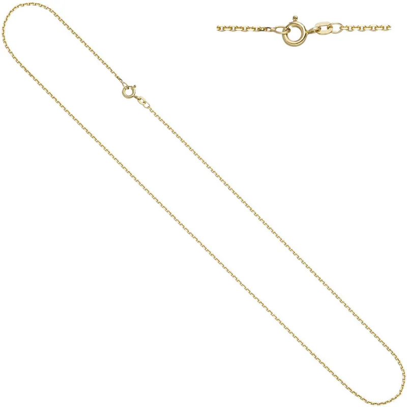 1,9mm Ankerkette Kette Collier aus 333 Gelbgold Gold Halskette 42cm Meistverkauft