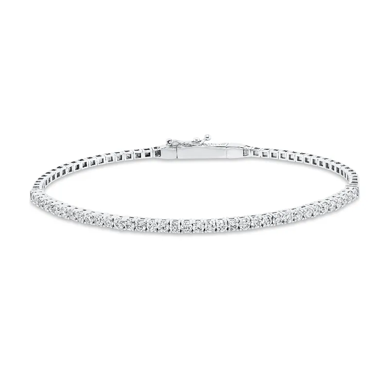 Weltweiter Versand Armreif aus 750 Gold Weißgold 37 Brillanten 1,27ct W-SI 48x58mm