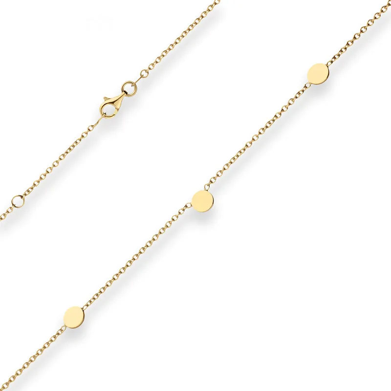1,7mm Fantasiekette mit Gravurplatten Kette aus 375 Gold Gelbgold 43cm Jetzt Kaufen