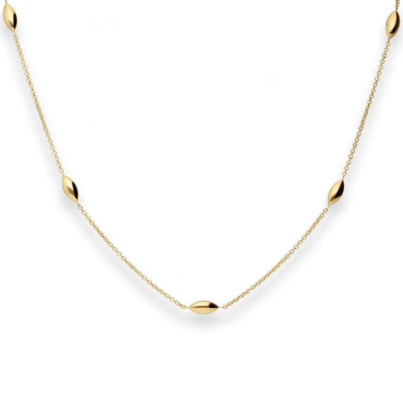 1,2mm Fantasiekette Collier aus 375 Gold Gelbgold 45cm mit Zwischenöse Garantierte Lieferung