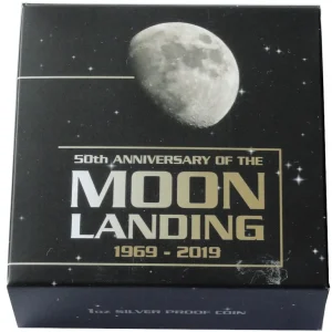 Knallerangebot Australien 1 Oz Silber 50 Jahre Mondlandung 2019 Polierte Platte