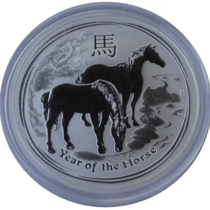 Finale Aktion 1 Oz Silber Lunar Serie II Pferd 2014 Australien
