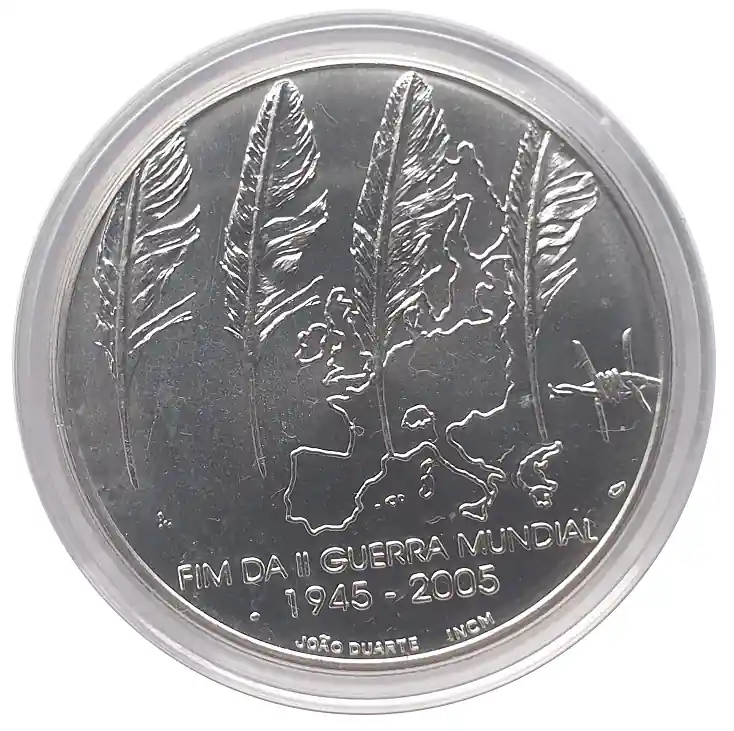 8 Euro Silber 2005 Portugal - 60 Jahre Frieden und Freiheit Ab Werk