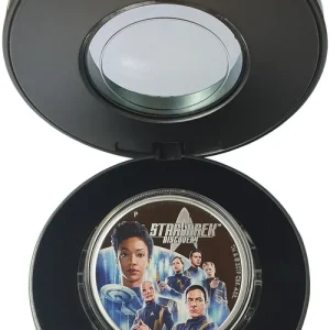 2 Oz Silber Star Trek - Discovery Crew 2019 PP - Tuvalu 2 Dollars Silbermünze Kostenloser Versand
