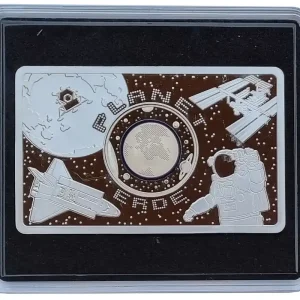 5 Euro Blauer Planet Erde J 2016 PP - Spiegelglanz im Trägerbarren 0843/1000 Preisknaller