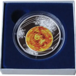 Jetzt Kaufen 1 Oz Silber Sonne Niue - Solar System 2019 Polierte Platte im Etui