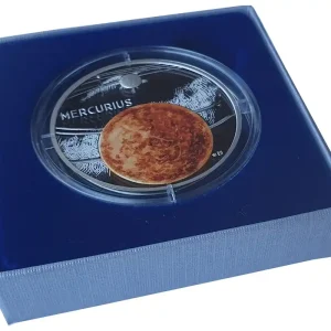 Sichere Zahlung 1 Oz Silber Merkur (Mercur) Niue - Solar System 2020 Polierte Platte im Etui