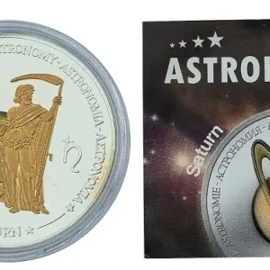 Must-Have Fiji 1 Dollar Sammlermünze Saturn - Astronomie 2011 in Münzkapsel mit Zertifikat