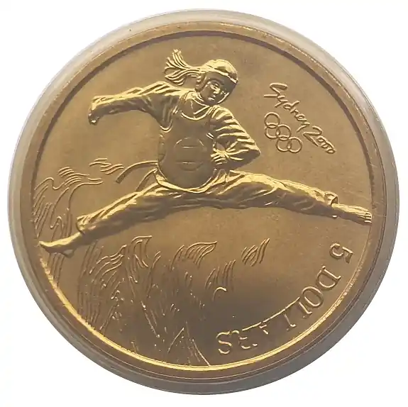 Australien 5 Dollars Sydney 2000 Olympic Games Judo Markenware