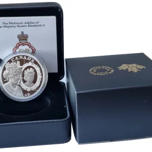 Online Kaufen Kanada 1 Dollar Silbermünze Queen Elizabeth II Platin Jubiläum 2022 Polierte Platte