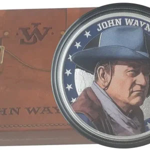 1 Oz Silber John Wayne Farbe - Color 2020 Polierte Platte Tuvalu Großhandel