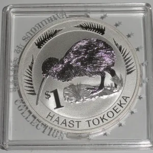 Neuseeland 1 Oz Silber Kiwi 2008 St Münzkapsel Premium