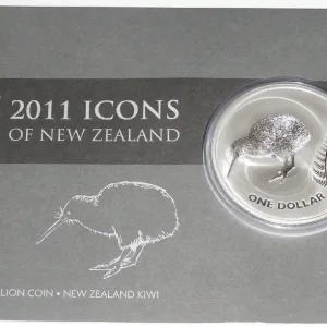 Neuseeland 1 Oz Silber Kiwi 2011 St Blister Neu