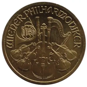 Österreich 10 Euro Goldmünze Wiener Philharmoniker 1/10 Oz Gold 2002 Beliebt
