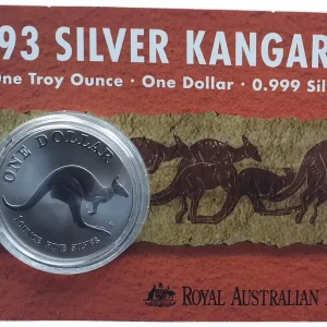 1 Oz Silber Känguru 1993 im Blister - Frosted Proof aus Australien Rabatt