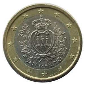 San Marino 1 Euro Kursmünze - Gedenkmünze 2002 Jetzt Zugreifen