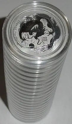 Online Kaufen Australien 20 x 1/2 Oz Silber Lunar Drache II 2012