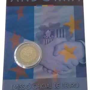 Angebot Andorra 2 Euro Gedenkmünze - 25 Jahre Zollunion mit der EU 2015 in Coincard