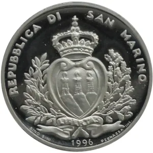 Mega-Angebot San Marino 10000 Lire Silbermünze 1996 Polierte Platte