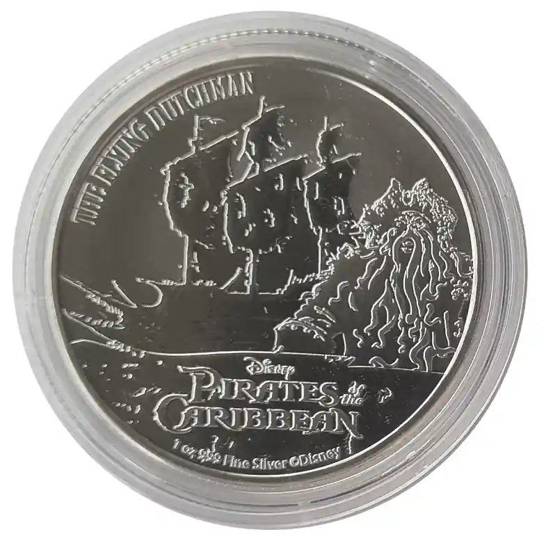 Niue 1 Oz Silber The Flying Dutchman - Fluch der Karibik 2021 in Münzkapsel Billig