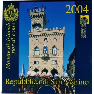 Premium Original 8,88 Euro Kursmünzensatz San Marino 2004 im Blister