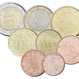 San Marino 3,88 Euro Kursmünzensatz gemischte Jahrgänge lose Bankfrisch Letzte Chance