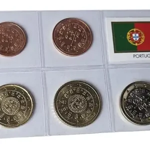 Direktkauf Portugal 3,88 Euro Kursmünzensatz 2002 lose Bankfrisch