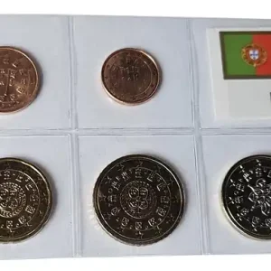 Exklusiv Portugal 3,88 Euro Kursmünzensatz 2003 lose Bankfrisch