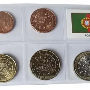 Sonderangebot Portugal 3,88 Euro Kursmünzensatz 2005 lose Bankfrisch