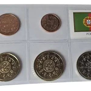 Portugal 3,88 Euro Kursmünzensatz 2008 lose Bankfrisch Top-Preis