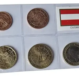 Preisreduziert Österreich 3,88 Euro Kursmünzensatz 2002 lose Bankfrisch