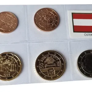 Österreich 3,88 Euro Kursmünzensatz 2003 lose Bankfrisch Ausverkauf