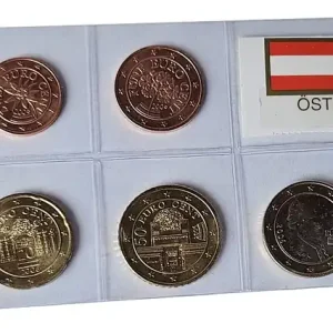 Österreich 3,88 Euro Kursmünzensatz 2004 lose Bankfrisch Original