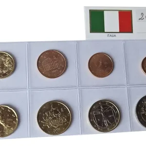 Kostenloser Rückversand Italien 3,88 Euro Kursmünzensatz 2004 lose Bankfrisch