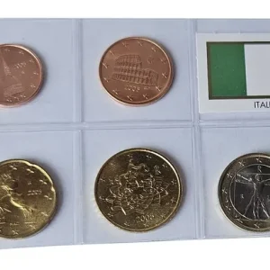 Markenprodukt Italien 3,88 Euro Kursmünzensatz 2005 lose Bankfrisch