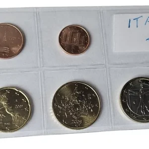 Italien 3,88 Euro Kursmünzensatz 2009 lose Bankfrisch Geld-Zurück-Garantie