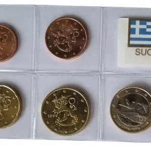 Direktkauf Finnland 3,88 Euro Kursmünzensatz 1999 lose Bankfrisch