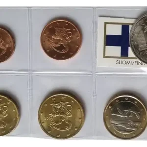 Sonderangebot Finnland 3,88 Euro Kursmünzensatz 2000 lose Bankfrisch