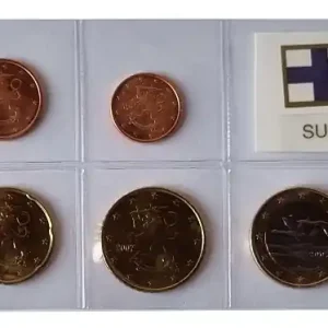 Finnland 3,88 Euro Kursmünzensatz 2007 lose Bankfrisch Wochenendangebot