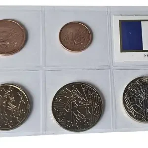 Frankreich 3,88 Euro Kursmünzensatz 2008 lose Bankfrisch Sichere Zahlung