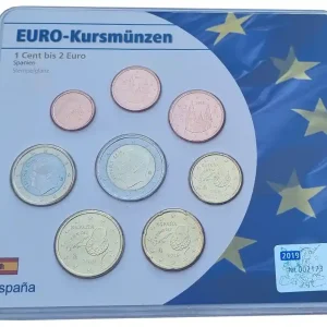 Spanien 3,88 Euro Kursmünzensatz 2019 Bankfrisch im Blister Billig