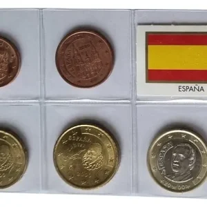 Original Spanien 3,88 Euro Kursmünzensatz 2000 lose Bankfrisch