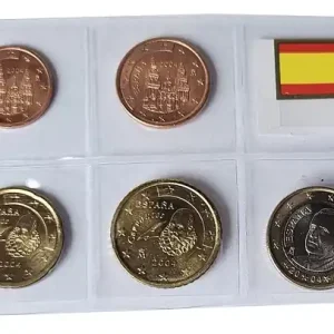 Preisreduziert Spanien 3,88 Euro Kursmünzensatz 2004 lose Bankfrisch