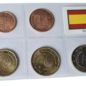 Spanien 3,88 Euro Kursmünzensatz 2005 lose Bankfrisch Sonderangebot