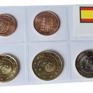 Spanien 3,88 Euro Kursmünzensatz 2006 lose Bankfrisch Geld-Zurück-Garantie
