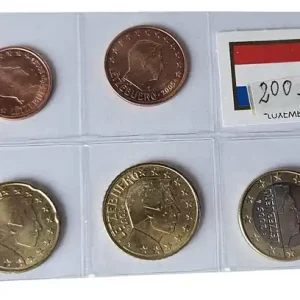 Luxemburg 3,88 Euro Kursmünzensatz 2005 lose Bankfrisch Geprüft