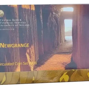 Irland 3,88 Euro Kursmünzensatz Newgrange 2008 Bankfrisch im Original Folder Meistverkauft