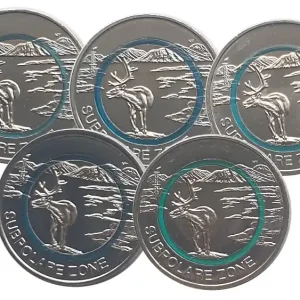 Im Trend BRD: 5 x 5 Euro Subpolare Zone 2020 ADFGJ Stempelglanz