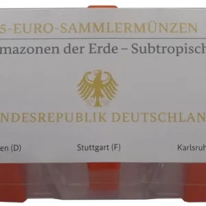 BRD: 5 x 5 Euro Subtropische Zone 2018 ADFGJ PP Spiegelglanz Hochwertig