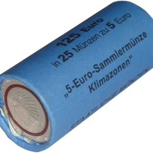 BRD: 25 x 5 Euro Bimetall Tropische Zone 2017 Münzrolle G Letzte Chance